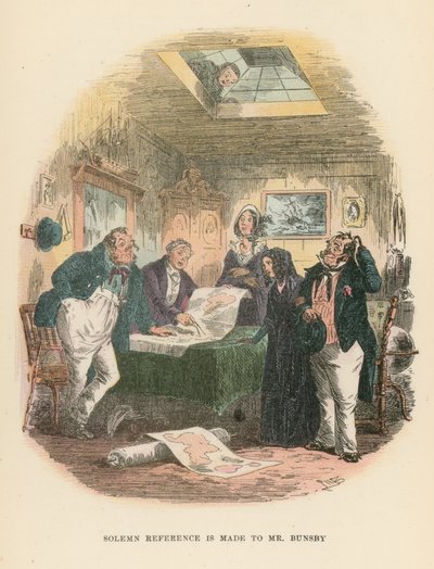 Illustration for Dombey and Son by Hablot Knight Browne